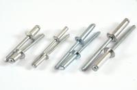 Заклёпки вытяжные комбинированные алюминий-сталь с буртиком DIN 7337